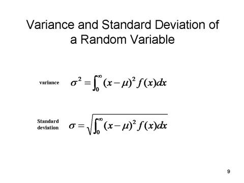 Statistical Variance